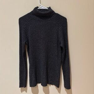 INC International Concepts Charcoal Turtleneck Sweater